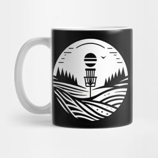 Minimalist Disc Golf Course Mug